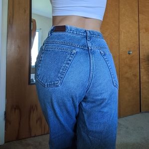 Sold! LL Bean vtg fleece lined jeans